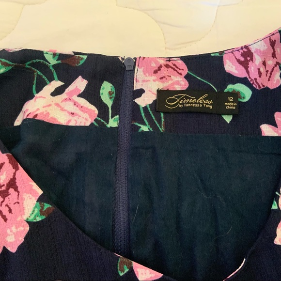 Vanessa Tong vintage dress size 12 - Picture 3 of 5